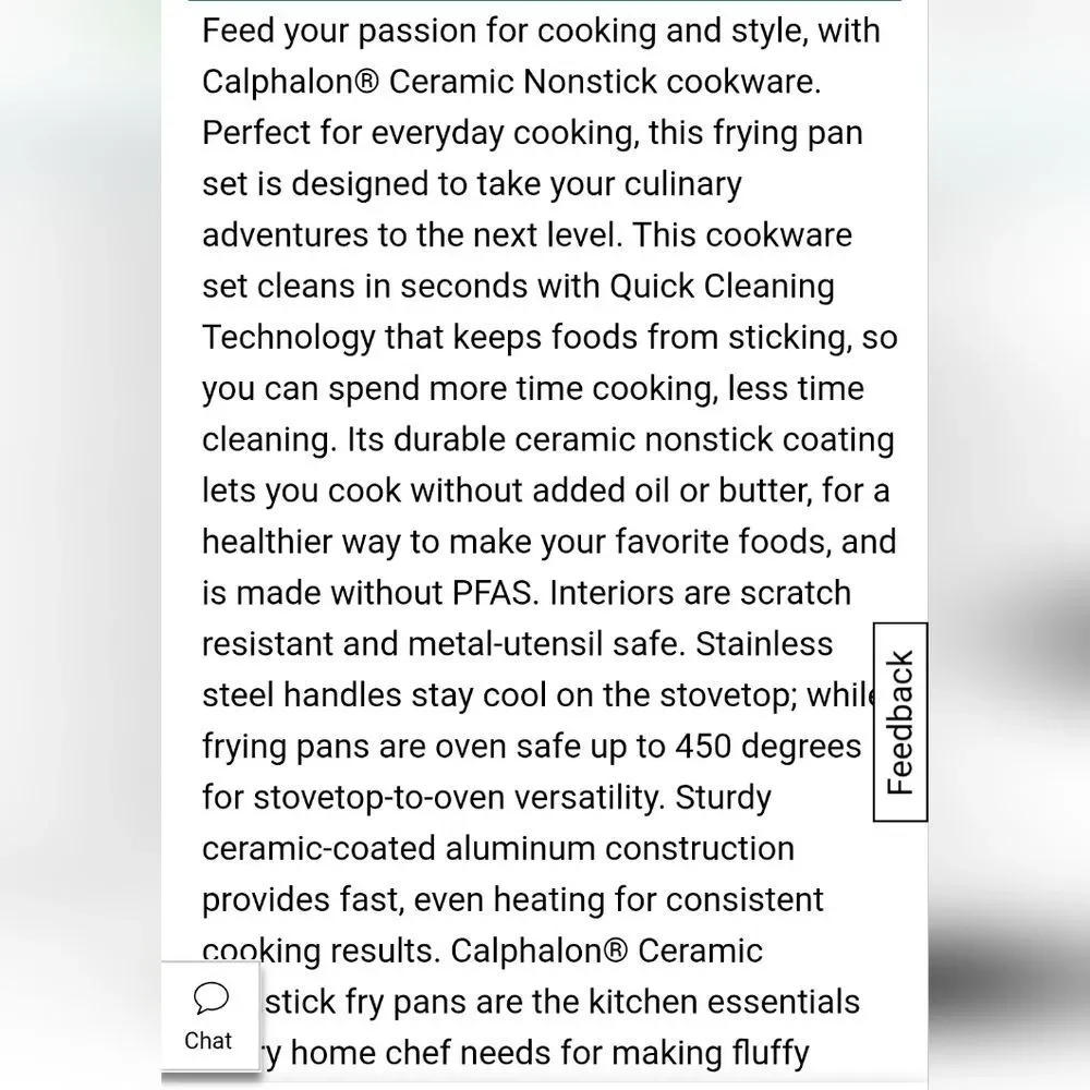 Calphalon‎ Ceramic Non-Stick 8 & 10